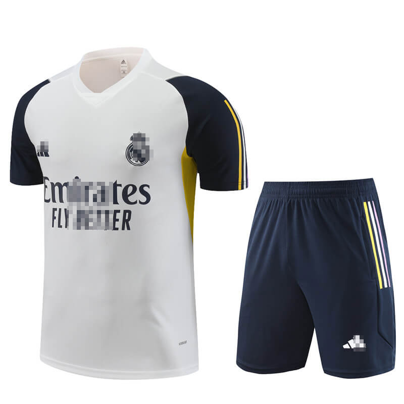 Camiseta de Entrenamiento Real Madrid 2023/2024 Blanco/Azul Marino Kit